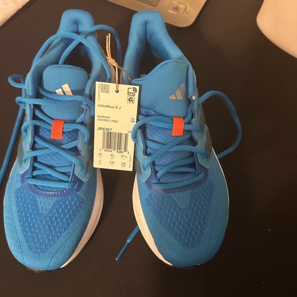 Adidas UltraRun 5 Blue with Orange Accents
